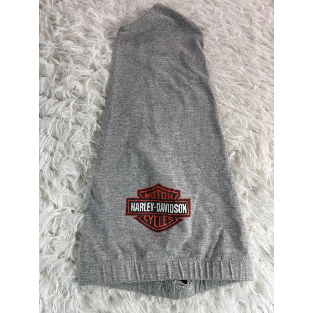Vintage 90s Harley Davidson Holoubek Ponytail Beanie Hat Gray Made in USA